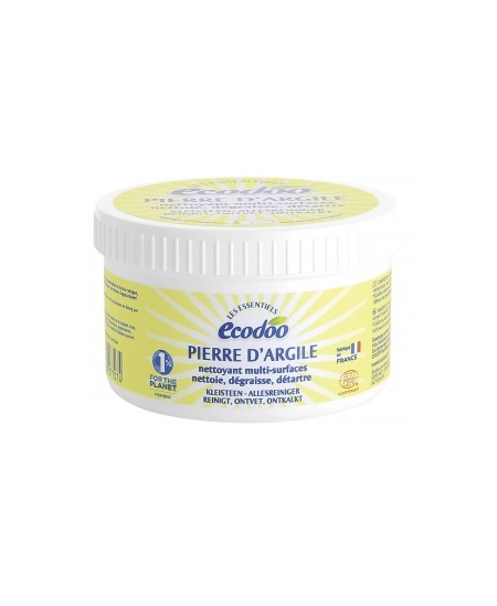 Ecodoo - Pierre d'argile nettoyant multi surfaces - 300 gr Ecodoo - Pierre d'argile nettoyant multi surfaces - 300 gr