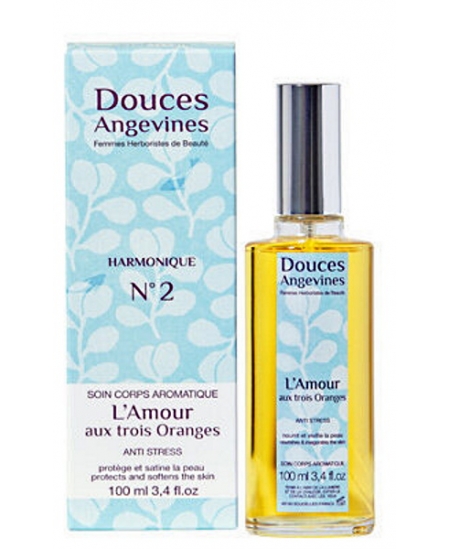 Huile Corporelle l'Amour aux Trois Oranges Anti Stress - 100 ml - Les Douces Angevines Esprit phyto