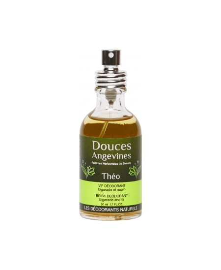 Les Douces Angevines - Théo Déodorant naturel aux notes fleuries et gaies - 50 ml