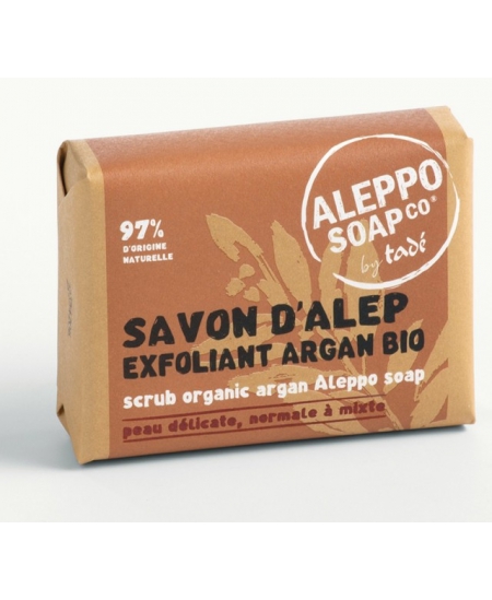 Tade - Savon d'Alep Exfoliant Argan Bio - 100 gr Tade - Savon d'Alep Exfoliant Argan Bio - 100 gr