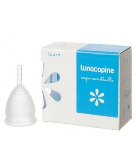 LunaCopine - Coupe menstruelle LunaCopine Selene bleue taille 1 avec pochette LunaCopine - Coupe menstruelle LunaCopine Selene bleue taille 1 avec pochette