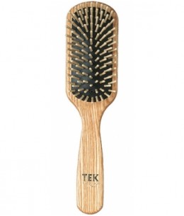 Brosse rectangulaire en Frêne naturel picots courts - Tek Espritphyto