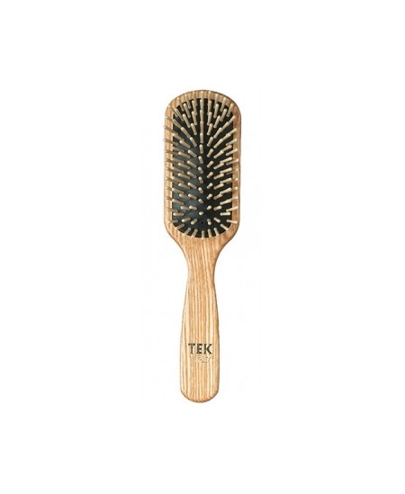 Brosse rectangulaire en Frêne naturel picots courts - Tek Espritphyto