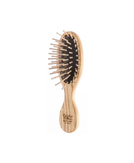 Tek - Mini Brosse ovale en Frêne Naturel Tek - Mini Brosse ovale en Frêne Naturel