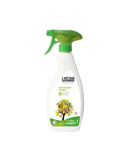 L'Artisan Savonnier Entretien - Nettoyant Vitres - 500 ml L'Artisan Savonnier Entretien - Nettoyant Vitres - 500 ml