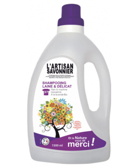 L'Artisan Savonnier Entretien - Shampooing Laine et Délicat - 1.5 L L'Artisan Savonnier Entretien - Shampooing Laine et Délicat - 1.5 L