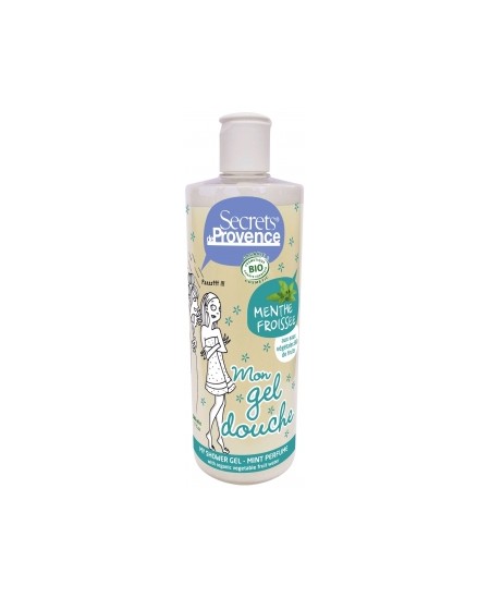 Secrets De Provence - Mon gel douche familial menthe froissée - 500 ml Secrets De Provence - Mon gel douche familial menthe froissée - 500 ml