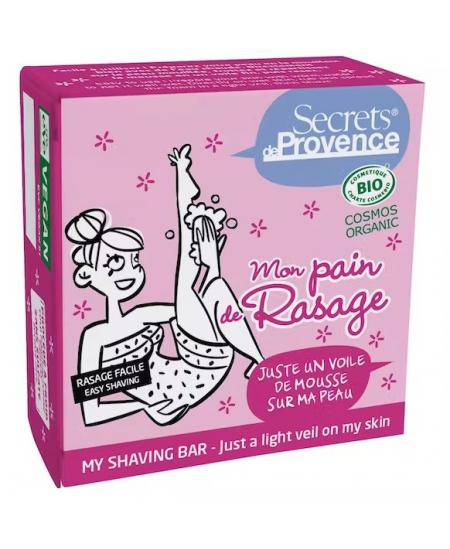 Secrets De Provence - Mon pain de rasage Femme - 90 gr Secrets De Provence - Mon pain de rasage Femme - 90 gr
