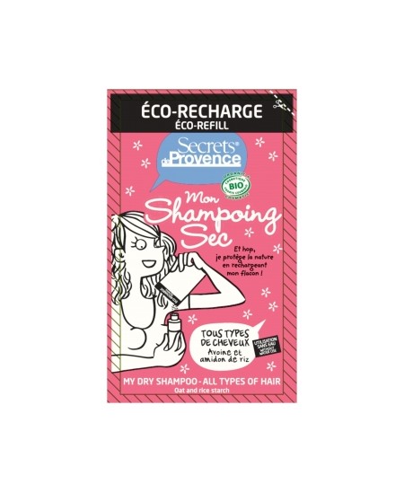 Secrets De Provence - Recharge Mon shampoing sec tous cheveux - 38 ml Secrets De Provence - Recharge Mon shampoing sec tous cheveux - 38 ml