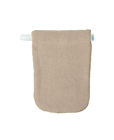 Popolini - 1 gant de toilette en coton biologique écru Popolini - 1 gant de toilette en coton biologique écru
