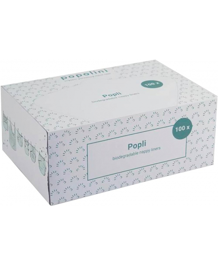 Boite Popli voiles de protection 100 Feuilles à jeter pour couches lavables - Popolini espritphyto