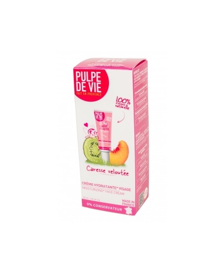 Pulpe De Vie - Caresse veloutée Kiwi Pêche Mélisse crème de jour éclat antioxydante - 30 ml