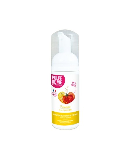 Pulpe De Vie - Frimousse mousse nettoyante visage Pamplemousse Tomate - 125 ml Pulpe De Vie - Frimousse mousse nettoyante visage Pamplemousse Tomate - 125 ml