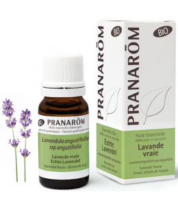 Pranarôm huile essentielle Lavande vraie Bio 10 ml Lavande vraie Bio Flacon compte gouttes - 10 ml - Pranarôm