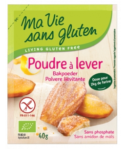Ma Vie Sans Gluten - Poudre à lever sans gluten - 40g