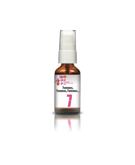 Les Sens Des Fleurs - Complexe 7 FEMMES, FEMMES, FEMMES...Fleurs de Bach spray - 20 ml Les Sens Des Fleurs - Complexe 7 FEMMES, FEMMES, FEMMES...Fleurs de Bach spray - 20 ml