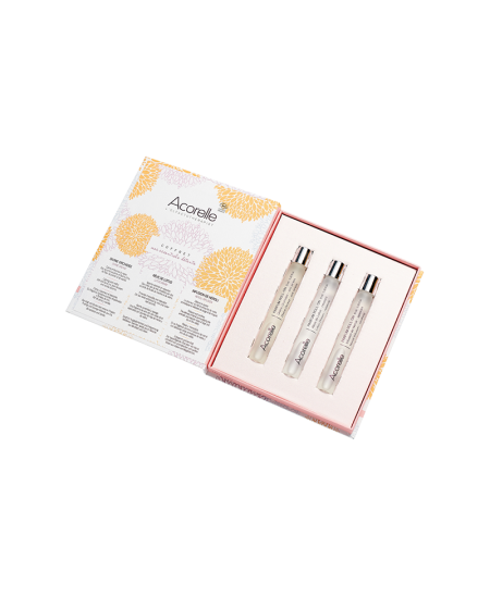Acorelle - Coffret 3 Parfums "Mes Essentiels Détente" Roll-on bio Acorelle - Coffret 3 Parfums "Mes Essentiels Détente" Roll-on bio