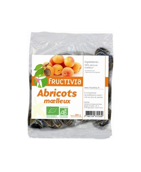 Fructivia - Abricots Moëlleux dénoyautés - 200 gr Fructivia - Abricots Moëlleux dénoyautés - 200 gr