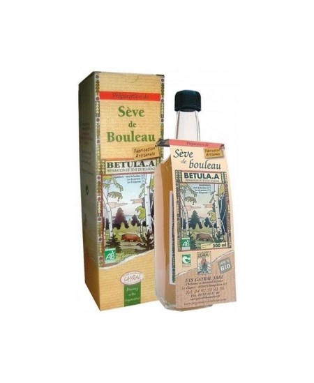 Gayral - Préparation de Sève de Bouleau Bio avec Etui - 500 ml Gayral - Préparation de Sève de Bouleau Bio avec Etui - 500 ml