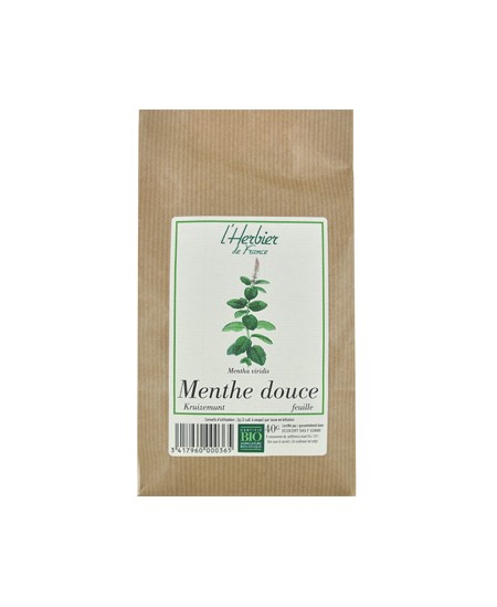 Herbier De France - Menthe Douce Feuilles - 40 gr Herbier De France - Menthe Douce Feuilles - 40 gr