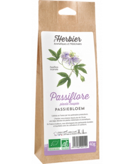 Herbier De France - Passiflore plantes sachet - 40 gr Herbier De France - Passiflore plantes sachet - 40 gr