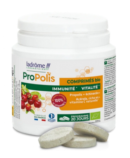 Ladrome - 40 Comprimés Propolis Acérola Echinacea