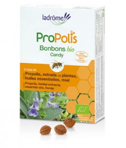 Bonbons Propolis et Echinacéa - 50 gr - Ladrome aide les voies respiratoires Espritphyto