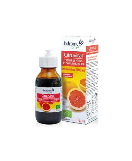 Ladrome - Citruvital extrait de pépins de pamplemousse 1000 mg - 100 ml Ladrome - Citruvital extrait de pépins de pamplemousse 1000 mg - 100 ml
