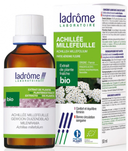 Ladrome - Extrait de plantes fraîches Achillée millefeuille bio - 50 ml