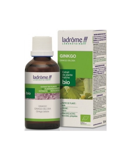 Ladrome - Extrait de plantes fraîches Ginkgo bio - 50 ml Ladrome - Extrait de plantes fraîches Ginkgo bio - 50 ml