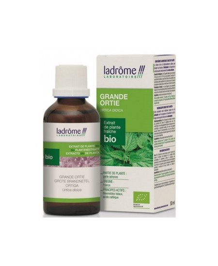 Ladrome - Extrait de plantes fraîches Grande Ortie bio - 50 ml Ladrome - Extrait de plantes fraîches Grande Ortie bio - 50 ml