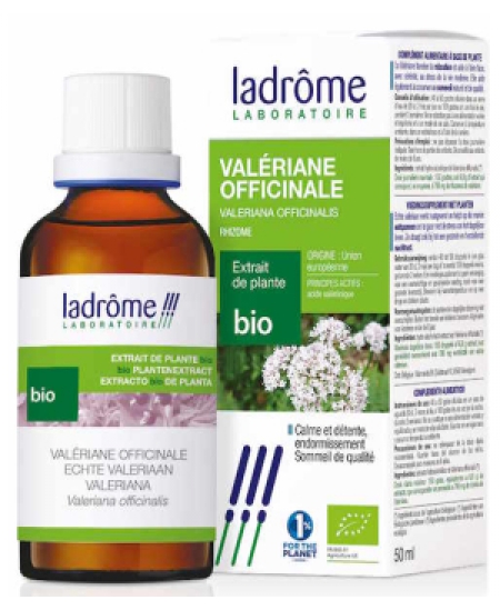 Ladrome - Extrait de plantes fraîches Valériane bio - 50 ml Ladrome - Extrait de plantes fraîches Valériane bio - 50 ml