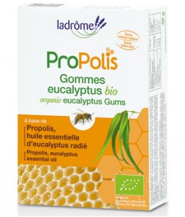 Gommes Propolis et Eucalyptus - 45 gr - Ladrome aide les voies respiratoires Espritphyto