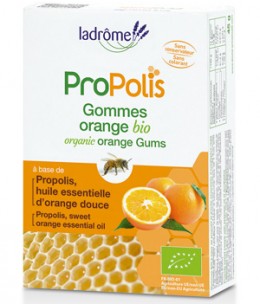 Gommes Propolis et Orange - 45 gr - Ladrome extrait de propolis purifié Espritphyto