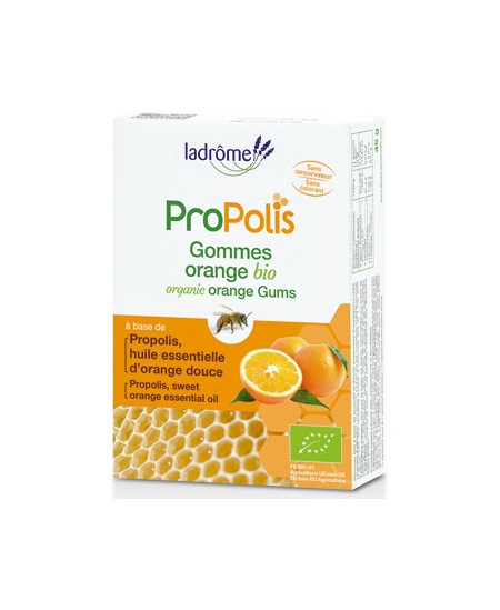 Gommes Propolis et Orange - 45 gr - Ladrome extrait de propolis purifié Espritphyto