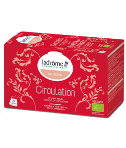 Ladrome - Infusion Circulation bonne tension 20 sachets aubépine vigne rouge espritphyto