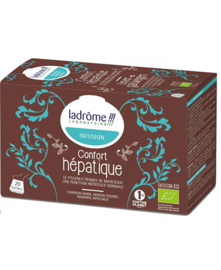 Ladrome - Infusion confort hépatique bio 20 sachets Pour se purifier espritphyto Ladrome - Infusion confort hépatique bio 20 sachets Pour se purifier espritphyto