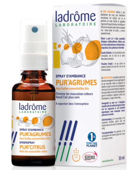 Ladrome - Spray pur'agrumes 100% HE - 30 ml