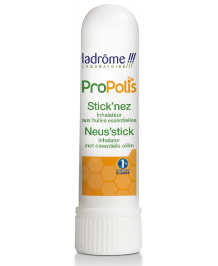 Ladrome - Stick'nez Propolis et huiles essentielles 1g Stick' Nez Inhalateur de poche Espritphyto