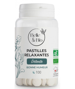 Belle et Bio - Pastilles Relaxation aux Huiles essentielles - 100 Pastilles