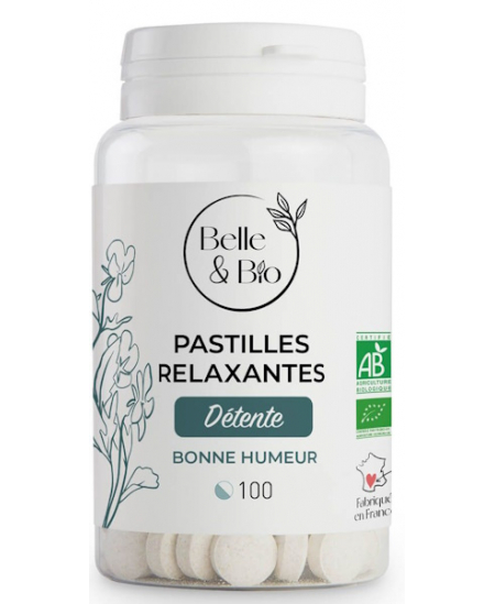 Belle et Bio - Pastilles Relaxation aux Huiles essentielles - 100 Pastilles Belle et Bio - Pastilles Relaxation aux Huiles essentielles - 100 Pastilles
