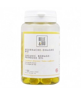 Belle et Bio - Bourrache Onagre bio - 120 capsules