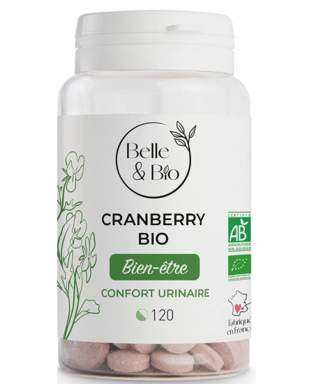 Belle et Bio - Cranberry bio - 120 comprimés Belle et Bio - Cranberry bio - 120 comprimés