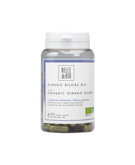Belle et Bio - Ginkgo Biloba bio - 120 gélules Belle et Bio - Ginkgo Biloba bio - 120 gélules