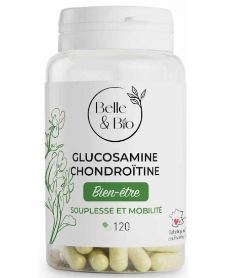 Belle et Bio - Glucosamine et Chondroïtine naturels - 120 gélules