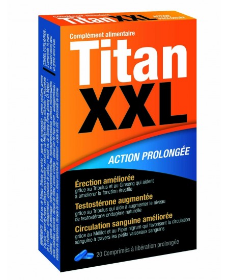 Labophyto - Titan XXL action prolongée - 20 comprimés Labophyto - Titan XXL action prolongée - 20 comprimés