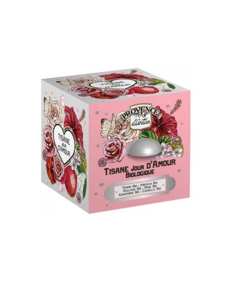 Provence D Antan - Tisane Jour d'Amour bio - 24 sachets boîte méta Provence D Antan - Tisane Jour d'Amour bio - 24 sachets boîte méta