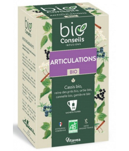 Infusion Articulations bio - 20 sachets - Bio Conseils confort articulaire Espritphyto