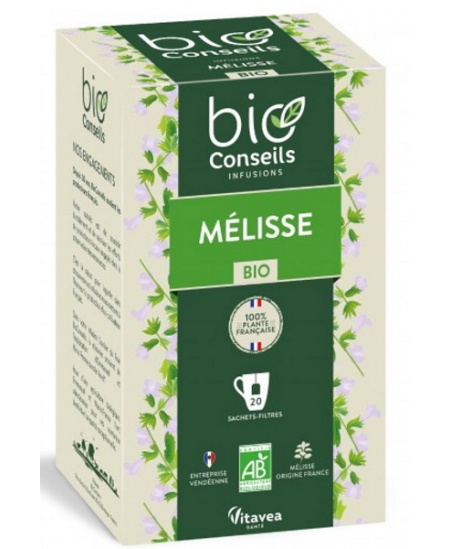 Bio Conseils - Infusion Mélisse bio - 20 sachets Bio Conseils - Infusion Mélisse bio - 20 sachets