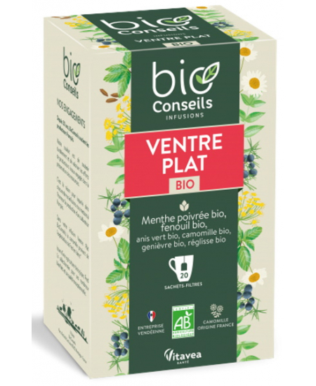 Bio Conseils - Infusion Ventre plat bio - 20 sachets Bio Conseils - Infusion Ventre plat bio - 20 sachets